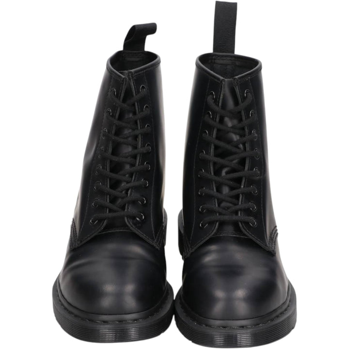Dr. Martens 1460 MONO 8-hole boots, size 8 Men's 27.0cm unclear black type Vintage Second Hand