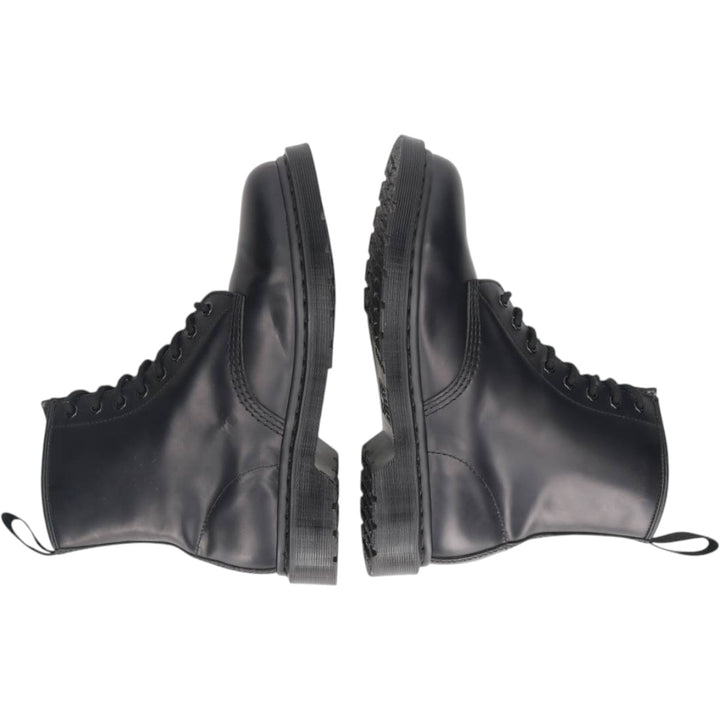 Dr. Martens 1460 MONO 8-hole boots, size 8 Men's 27.0cm unclear black type Vintage Second Hand