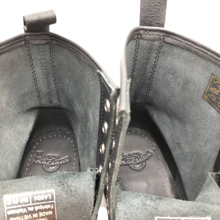 Dr. Martens 1460 MONO 8-hole boots, size 8 Men's 27.0cm unclear black type Vintage Second Hand