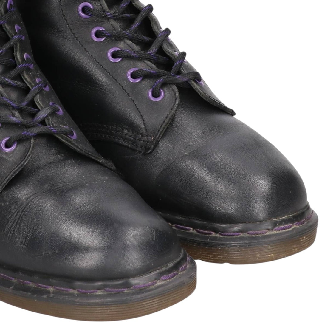 1990s Dr. Martens 14-hole boots, made in England, size 8 (equivalent to men's 10.6"), vintage /saa017125 Men's 27.0cm unclear black type Vintage Second Hand