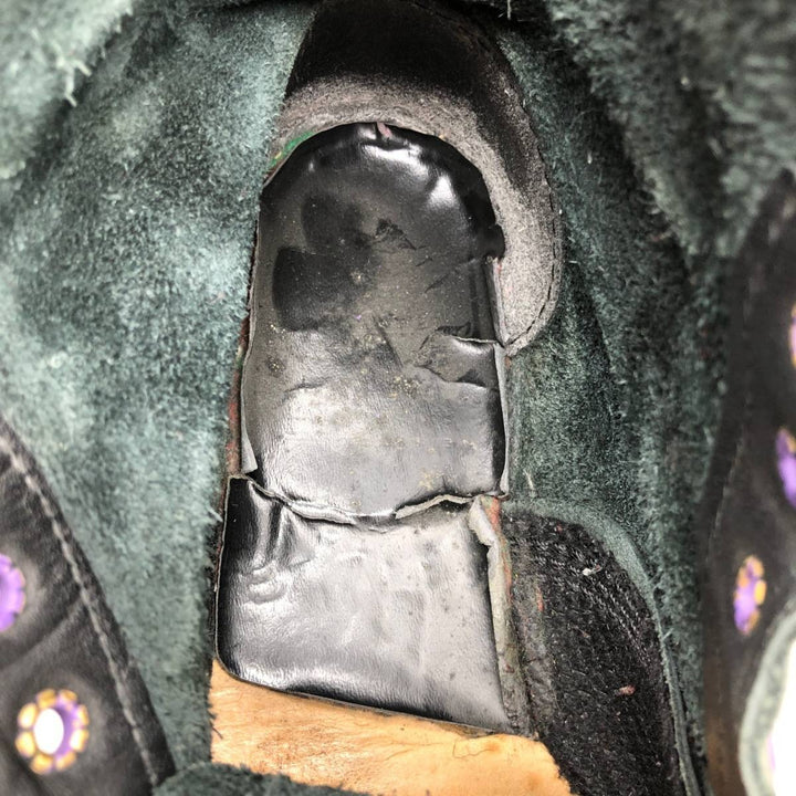 1990s Dr. Martens 14-hole boots, made in England, size 8 (equivalent to men's 10.6"), vintage /saa017125 Men's 27.0cm unclear black type Vintage Second Hand