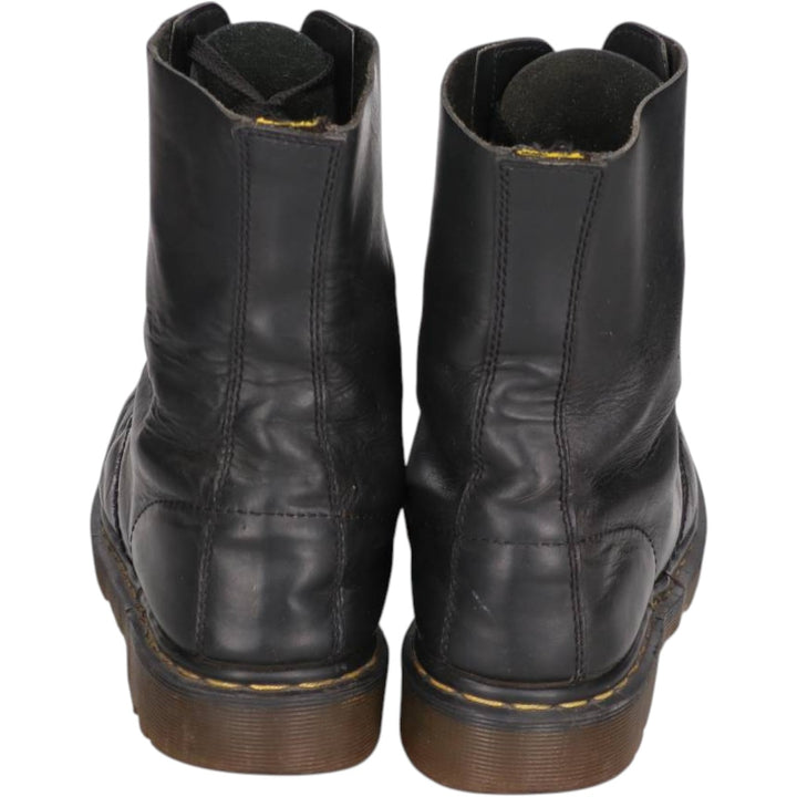 1990s Dr. Martens Steel Toe 10-Hole Boots, Made in England, Size 8 (Men's equivalent to 10.4"), Vintage /saa017126 Men's 26.5cm genuine leather black type Vintage Second Hand