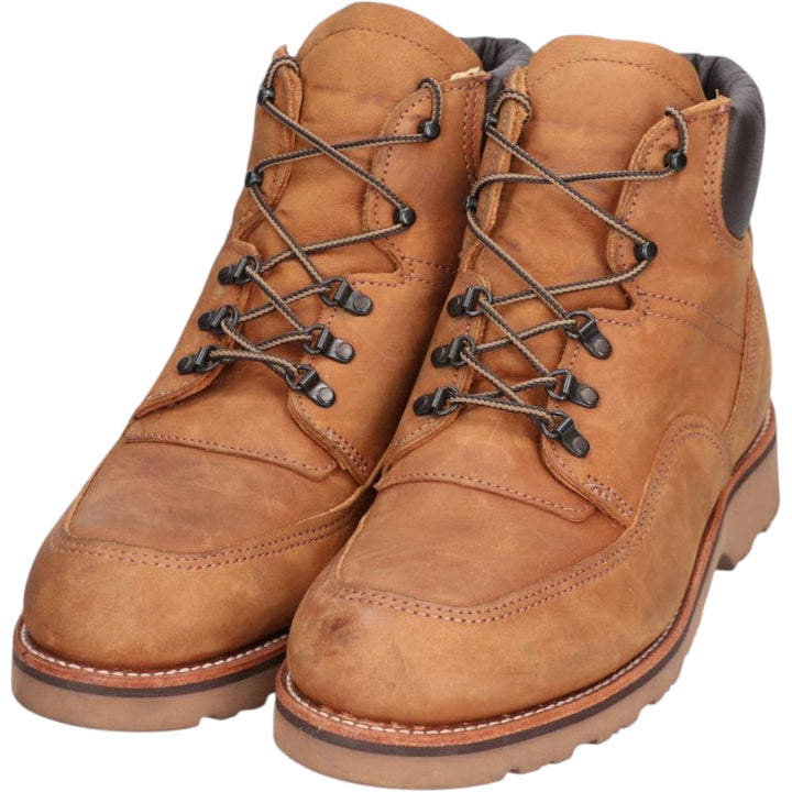 Red Wing 2156 U-tip platform work boots, made in USA, size 11 Men's 29.0cm genuine leather beige type brown Vintage Second Hand