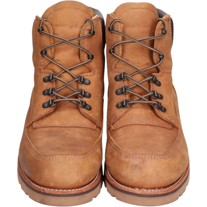 Red Wing 2156 U-tip platform work boots, made in USA, size 11 Men's 29.0cm genuine leather beige type brown Vintage Second Hand