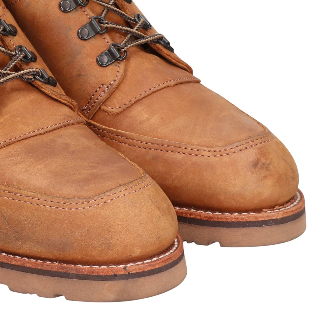 Red Wing 2156 U-tip platform work boots, made in USA, size 11 Men's 29.0cm genuine leather beige type brown Vintage Second Hand