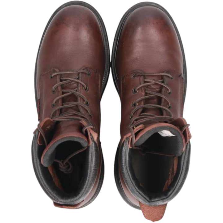 Red Wing 606 Work Boots, Made in USA, Size 9.5D Men's 27.5cm genuine leather red type reddish brown Vintage Second Hand