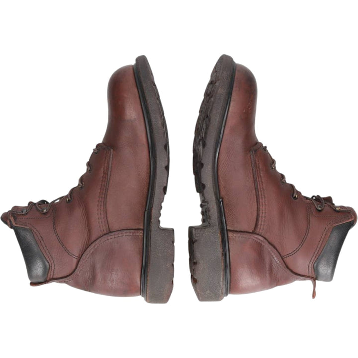 Red Wing 606 Work Boots, Made in USA, Size 9.5D Men's 27.5cm genuine leather red type reddish brown Vintage Second Hand