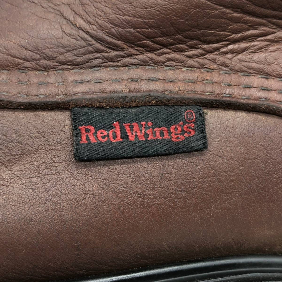 Red Wing 606 Work Boots, Made in USA, Size 9.5D Men's 27.5cm genuine leather red type reddish brown Vintage Second Hand