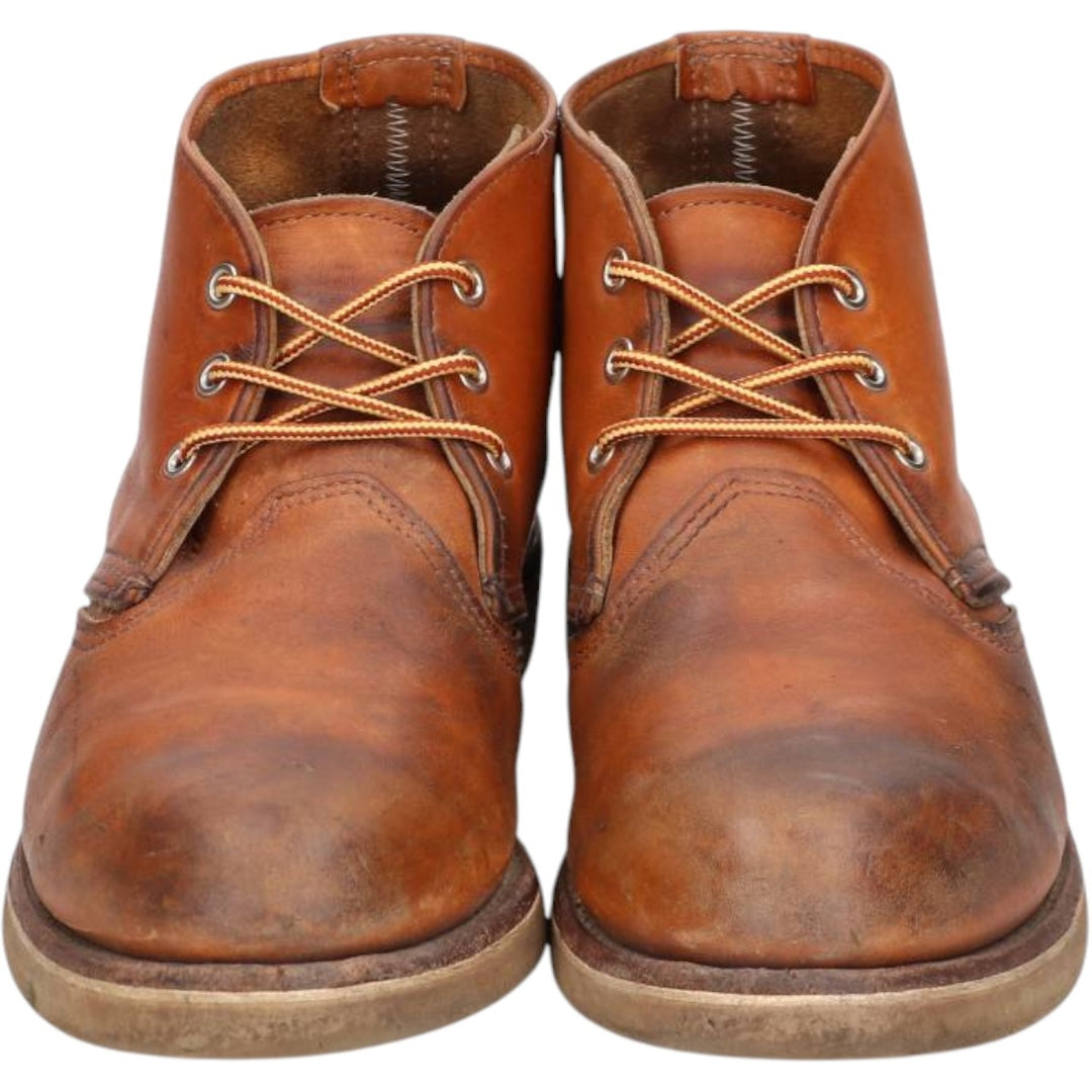 90s-00s Red Wing 3140 Chukka Boots, Made in USA, Size 9 D (Men's equivalent to 10.6"), Vintage /saa017132 Men's 27.0cm genuine leather brown type Vintage Second Hand