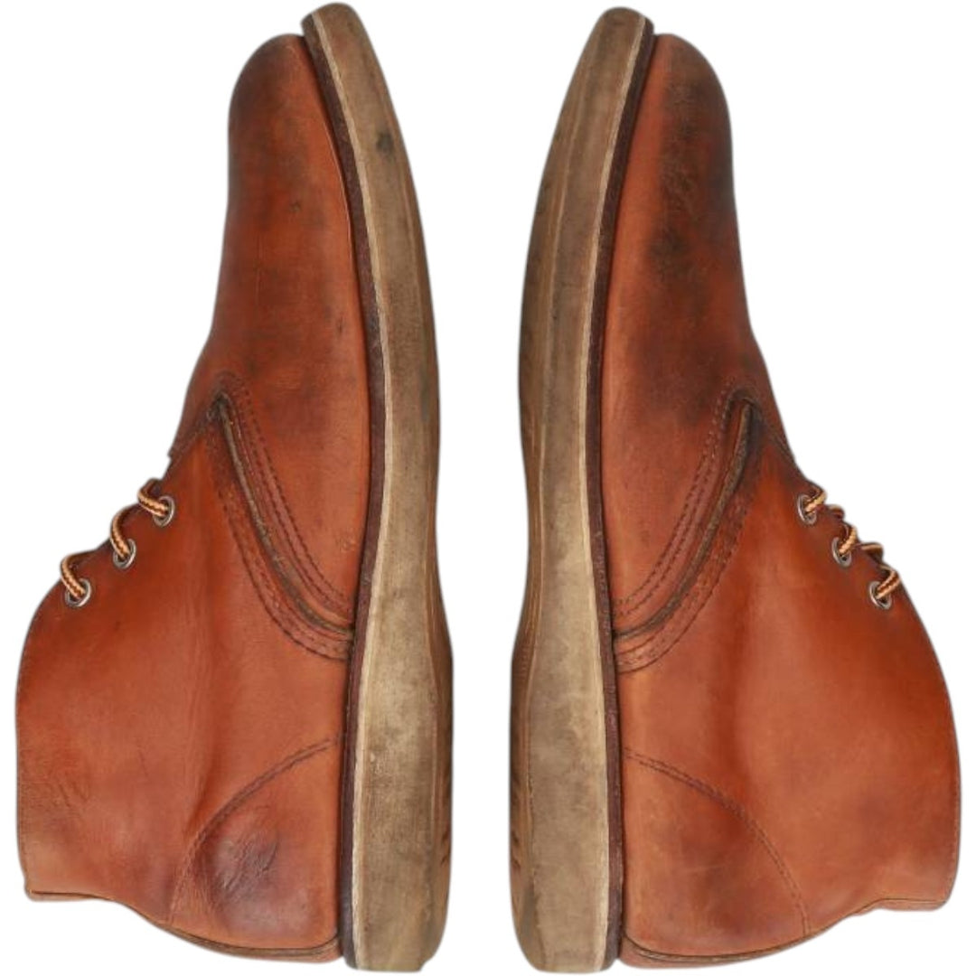 90s-00s Red Wing 3140 Chukka Boots, Made in USA, Size 9 D (Men's equivalent to 10.6"), Vintage /saa017132 Men's 27.0cm genuine leather brown type Vintage Second Hand
