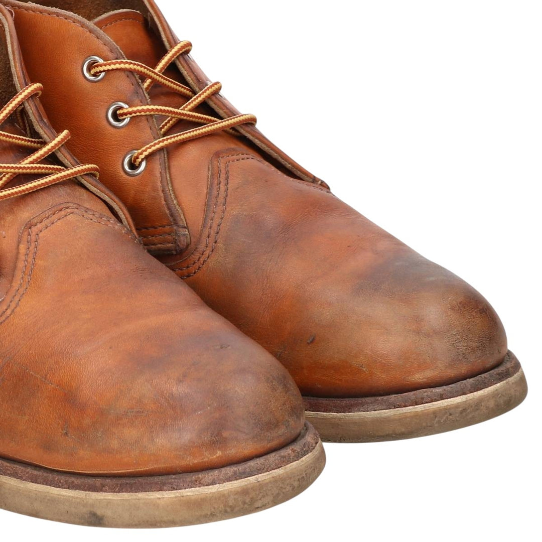 90s-00s Red Wing 3140 Chukka Boots, Made in USA, Size 9 D (Men's equivalent to 10.6"), Vintage /saa017132 Men's 27.0cm genuine leather brown type Vintage Second Hand