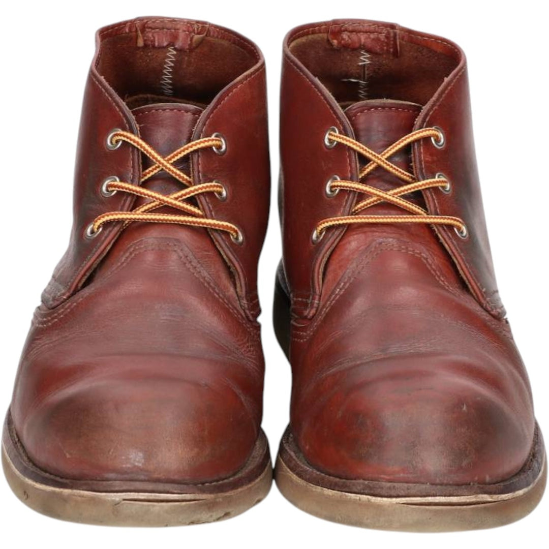 Red Wing 3139 Chukka Boots, Made in USA, Size 10D Men's 28.0cm genuine leather red type reddish brown Vintage Second Hand