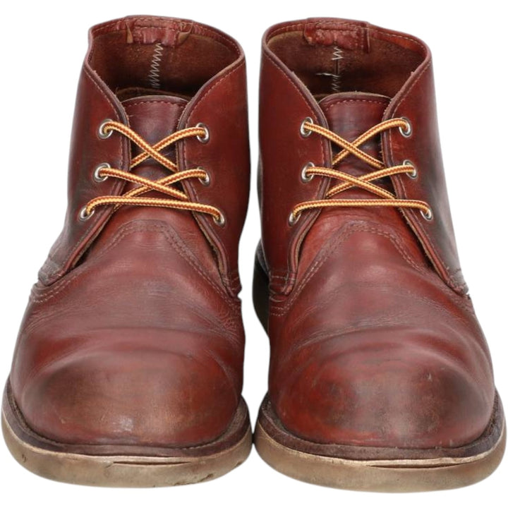 Red Wing 3139 Chukka Boots, Made in USA, Size 10D Men's 28.0cm genuine leather red type reddish brown Vintage Second Hand