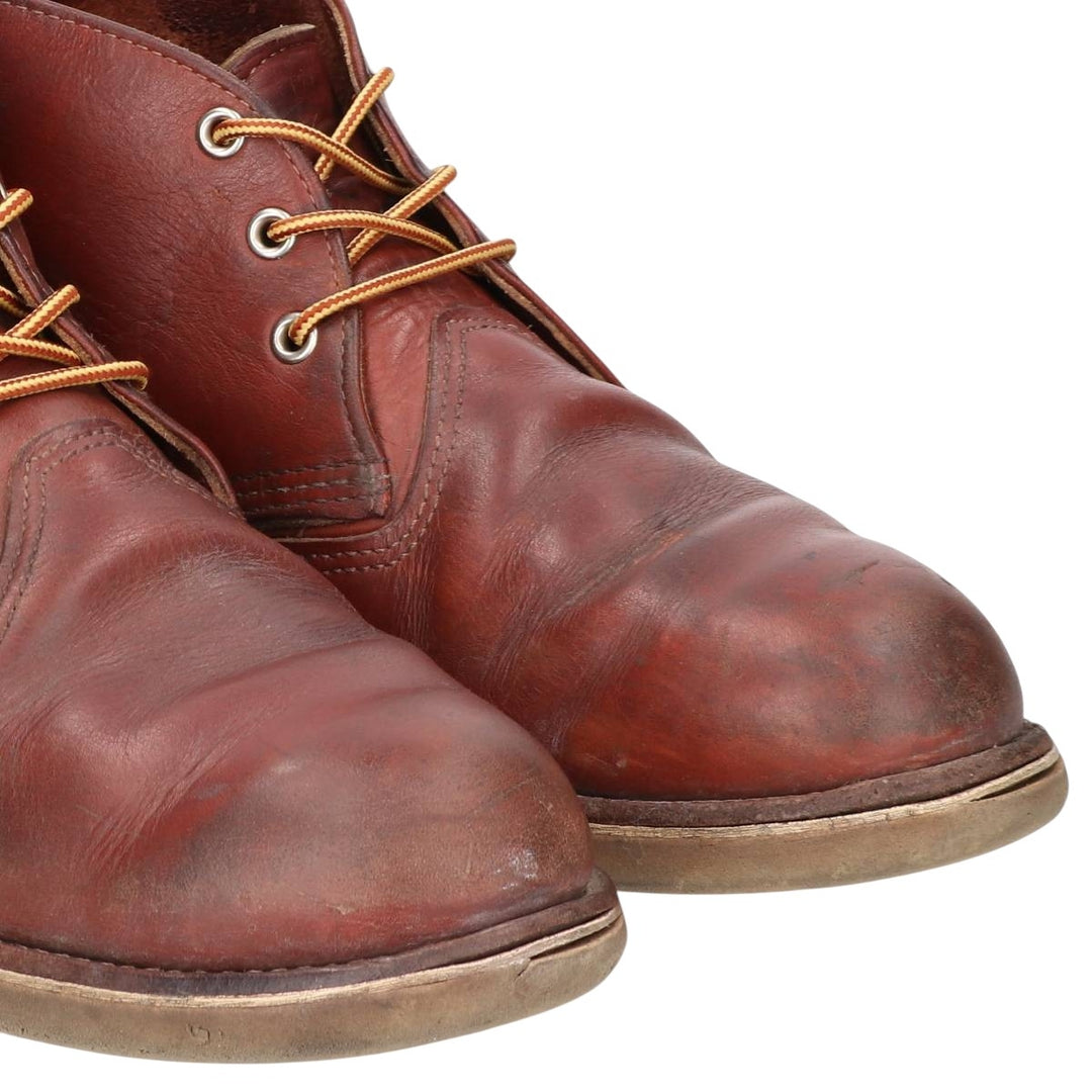 Red Wing 3139 Chukka Boots, Made in USA, Size 10D Men's 28.0cm genuine leather red type reddish brown Vintage Second Hand