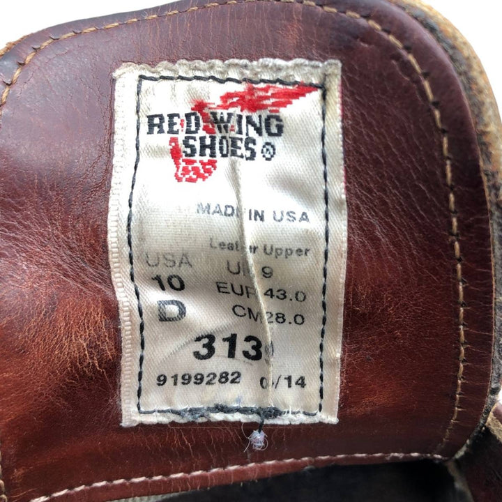 Red Wing 3139 Chukka Boots, Made in USA, Size 10D Men's 28.0cm genuine leather red type reddish brown Vintage Second Hand