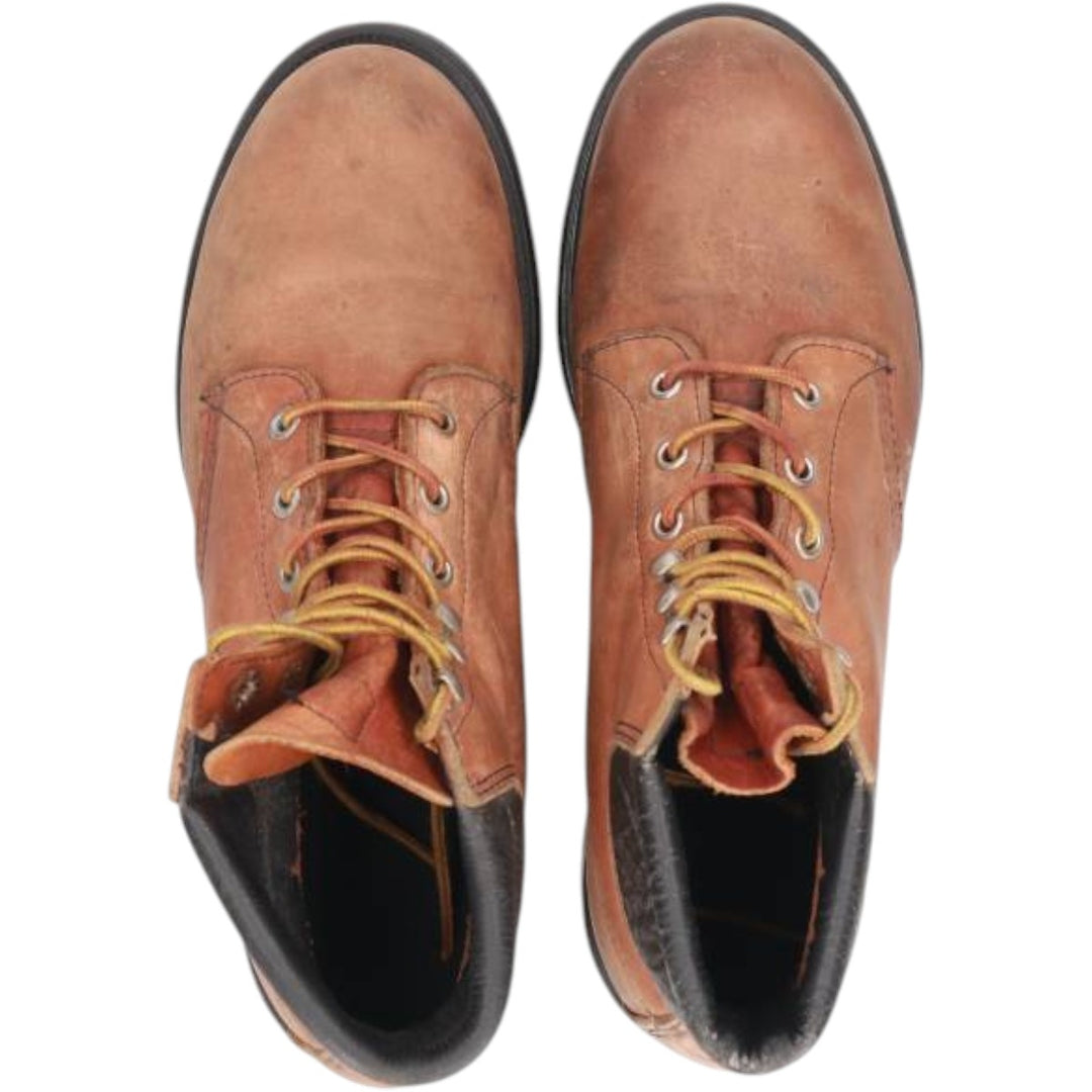 80s-90s Red Wing SuperSole Steel Toe Work Boots, Made in USA, Size 10B (Men's 10.4" equivalent), Vintage /saa017140 Men's 26.5cm unclear brown type Vintage Second Hand