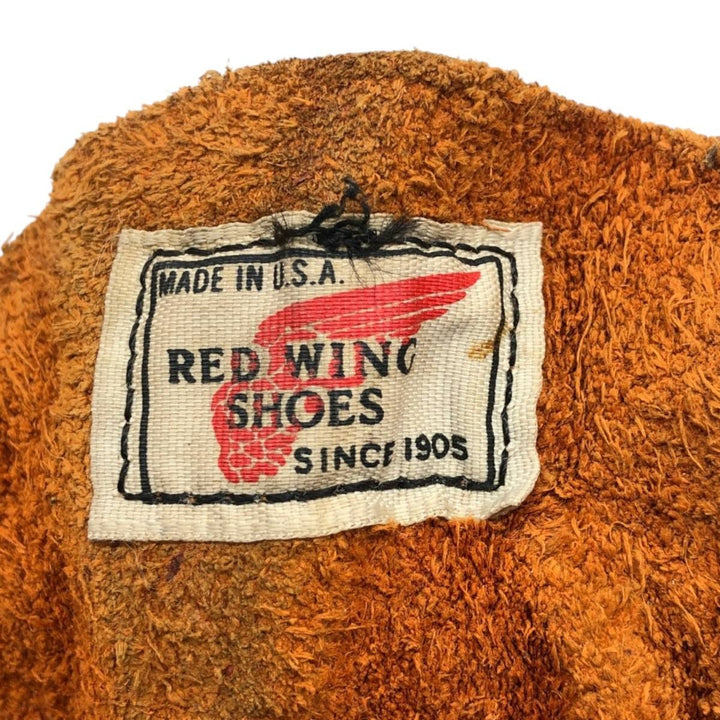80s-90s Red Wing SuperSole Steel Toe Work Boots, Made in USA, Size 10B (Men's 10.4" equivalent), Vintage /saa017140 Men's 26.5cm unclear brown type Vintage Second Hand