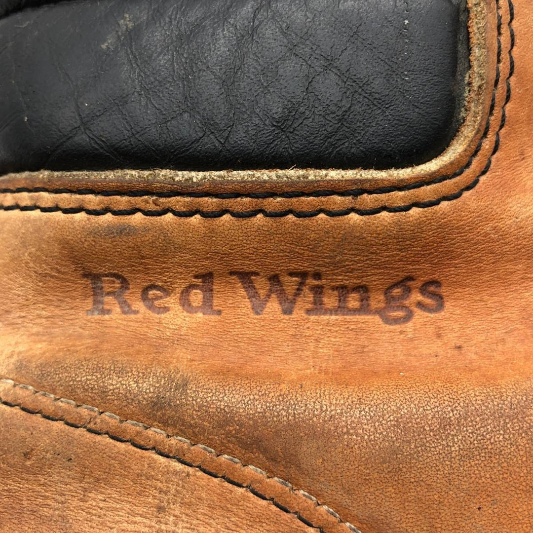 80s-90s Red Wing SuperSole Steel Toe Work Boots, Made in USA, Size 10B (Men's 10.4" equivalent), Vintage /saa017140 Men's 26.5cm unclear brown type Vintage Second Hand