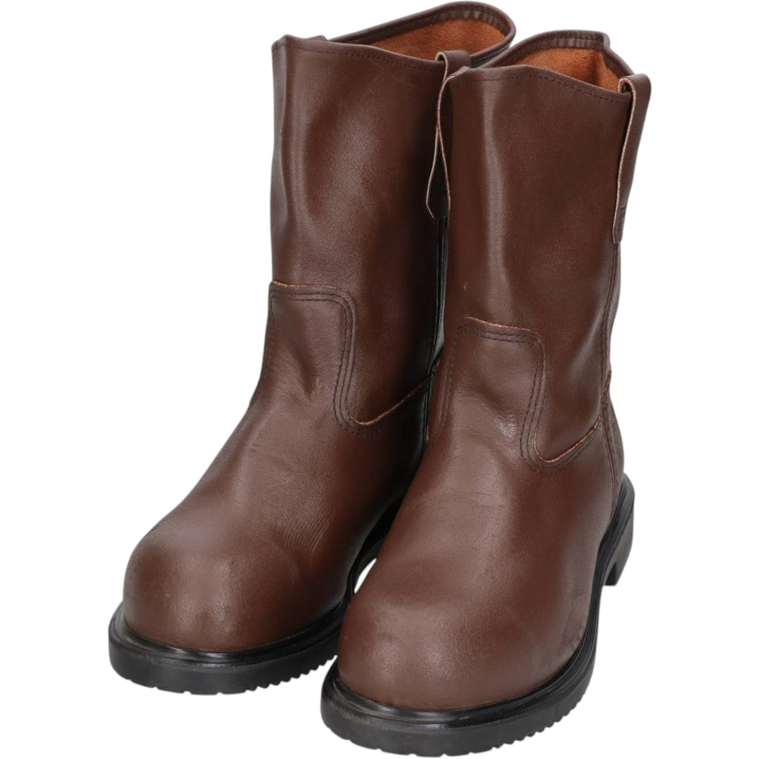 Red Wing 8264 Steel Toe Pecos Boots, Made in USA, Size 10 (3E), Men's 11" equivalent, Vintage /saa017144 Men's 28.0cm genuine leather brown type Vintage Second Hand