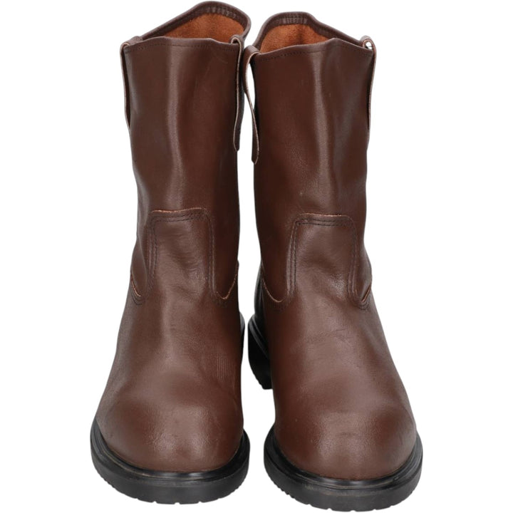 Red Wing 8264 Steel Toe Pecos Boots, Made in USA, Size 10 (3E), Men's 11" equivalent, Vintage /saa017144 Men's 28.0cm genuine leather brown type Vintage Second Hand