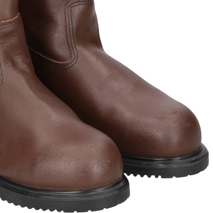 Red Wing 8264 Steel Toe Pecos Boots, Made in USA, Size 10 (3E), Men's 11" equivalent, Vintage /saa017144 Men's 28.0cm genuine leather brown type Vintage Second Hand