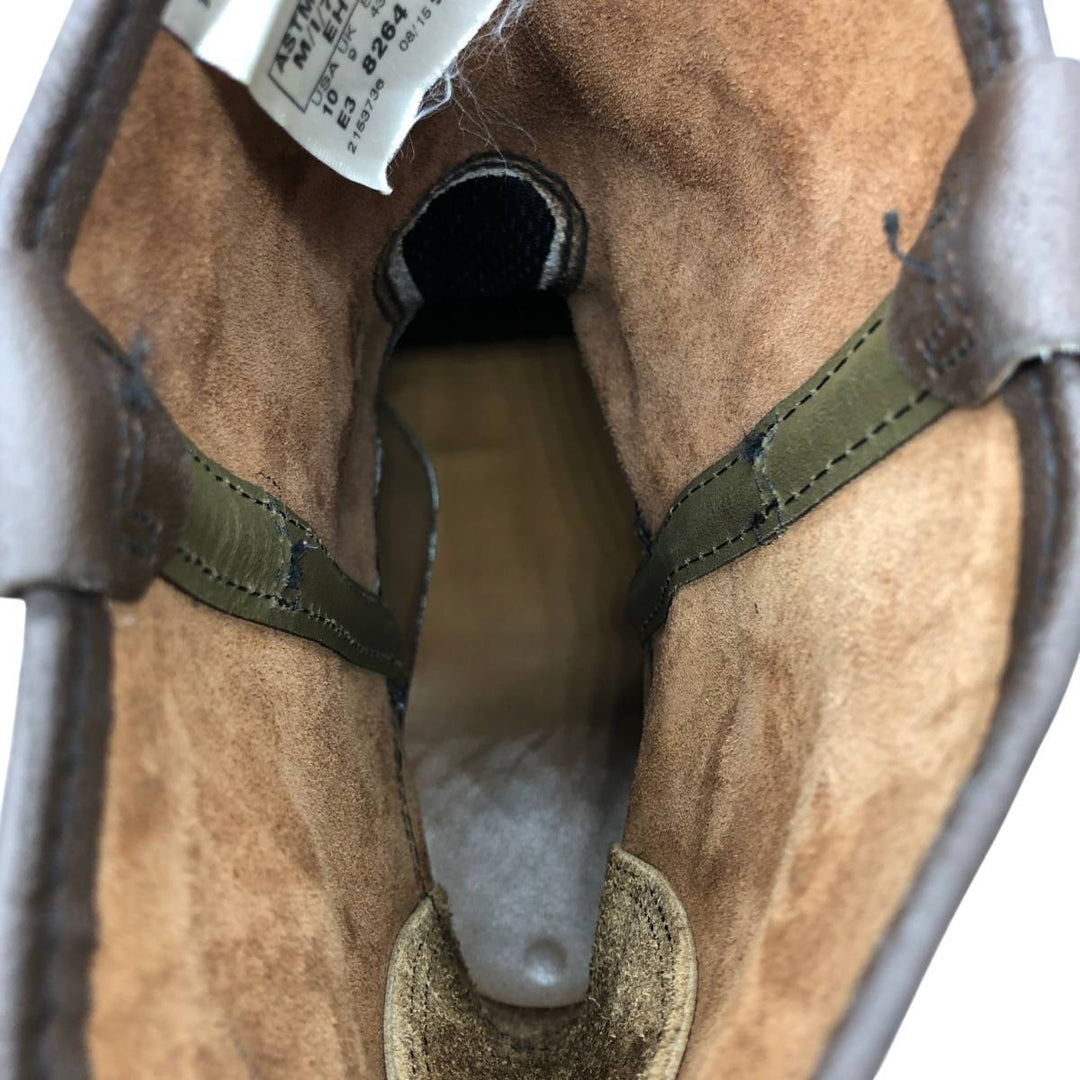 Red Wing 8264 Steel Toe Pecos Boots, Made in USA, Size 10 (3E), Men's 11" equivalent, Vintage /saa017144 Men's 28.0cm genuine leather brown type Vintage Second Hand