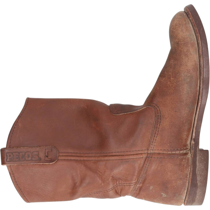 Red Wing 1178 Pecos Boots, Made in USA, Size 9 D Men's 27.0cm genuine leather brown type Vintage Second Hand