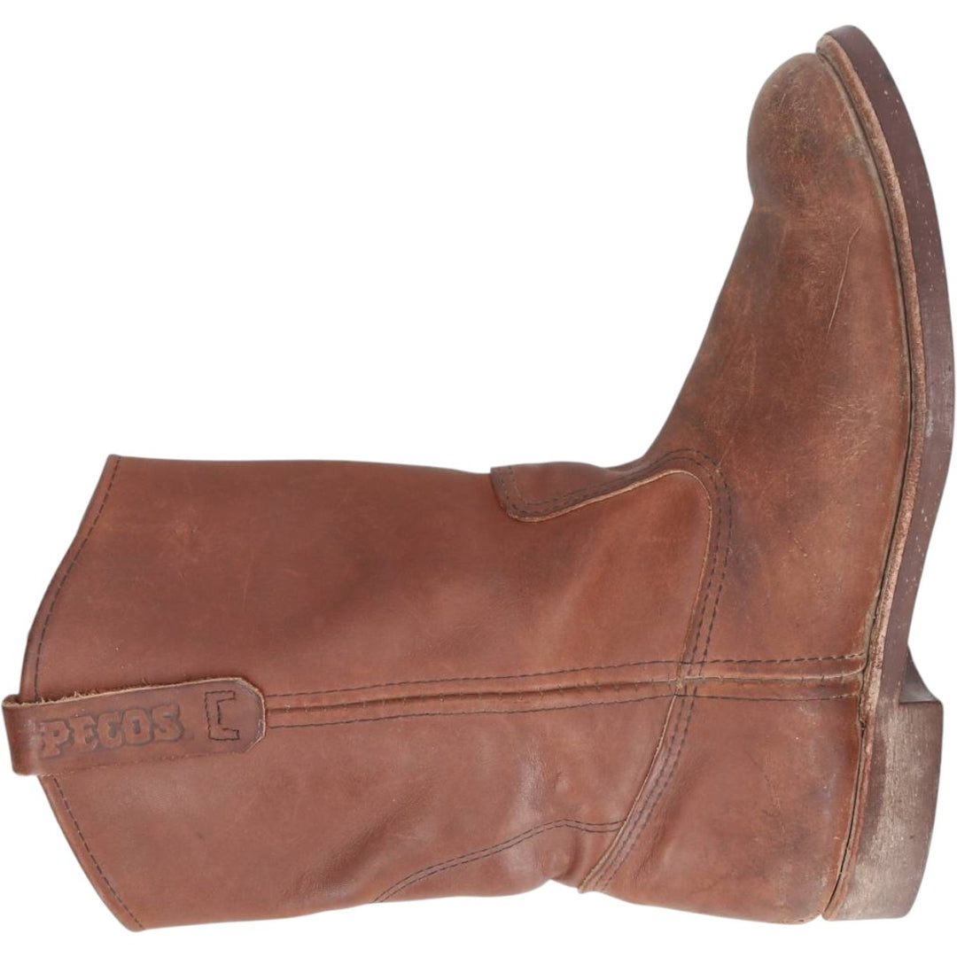 Red Wing 1178 Pecos Boots, Made in USA, Size 9 D Men's 27.0cm genuine leather brown type Vintage Second Hand