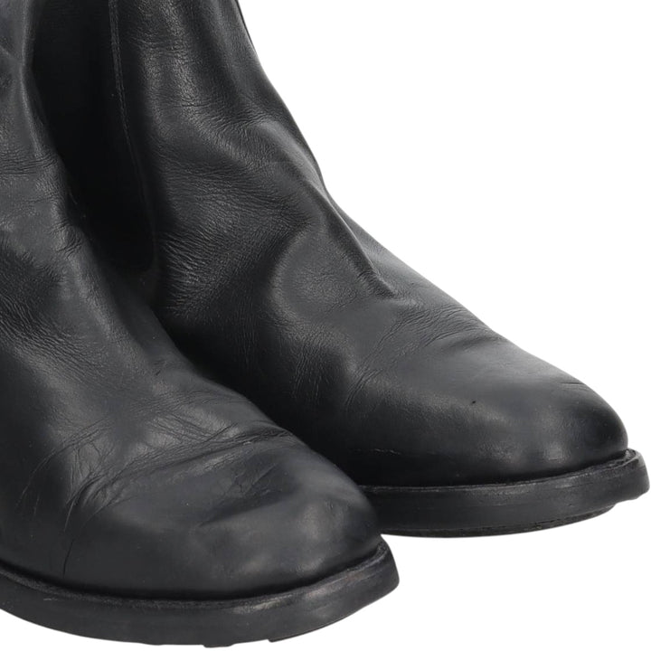 Sebago side-gore boots, size 8 1/2 Men's 26.5cm unclear black type Vintage Second Hand