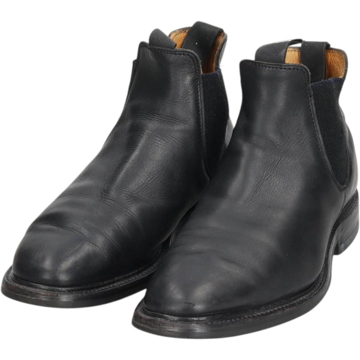Grenson side-gore boots, made in England. Men's 27.0cm unclear black type Vintage Second Hand