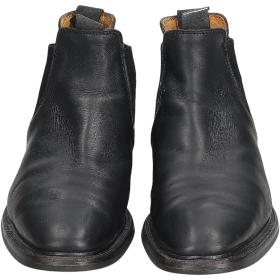 Grenson side-gore boots, made in England. Men's 27.0cm unclear black type Vintage Second Hand