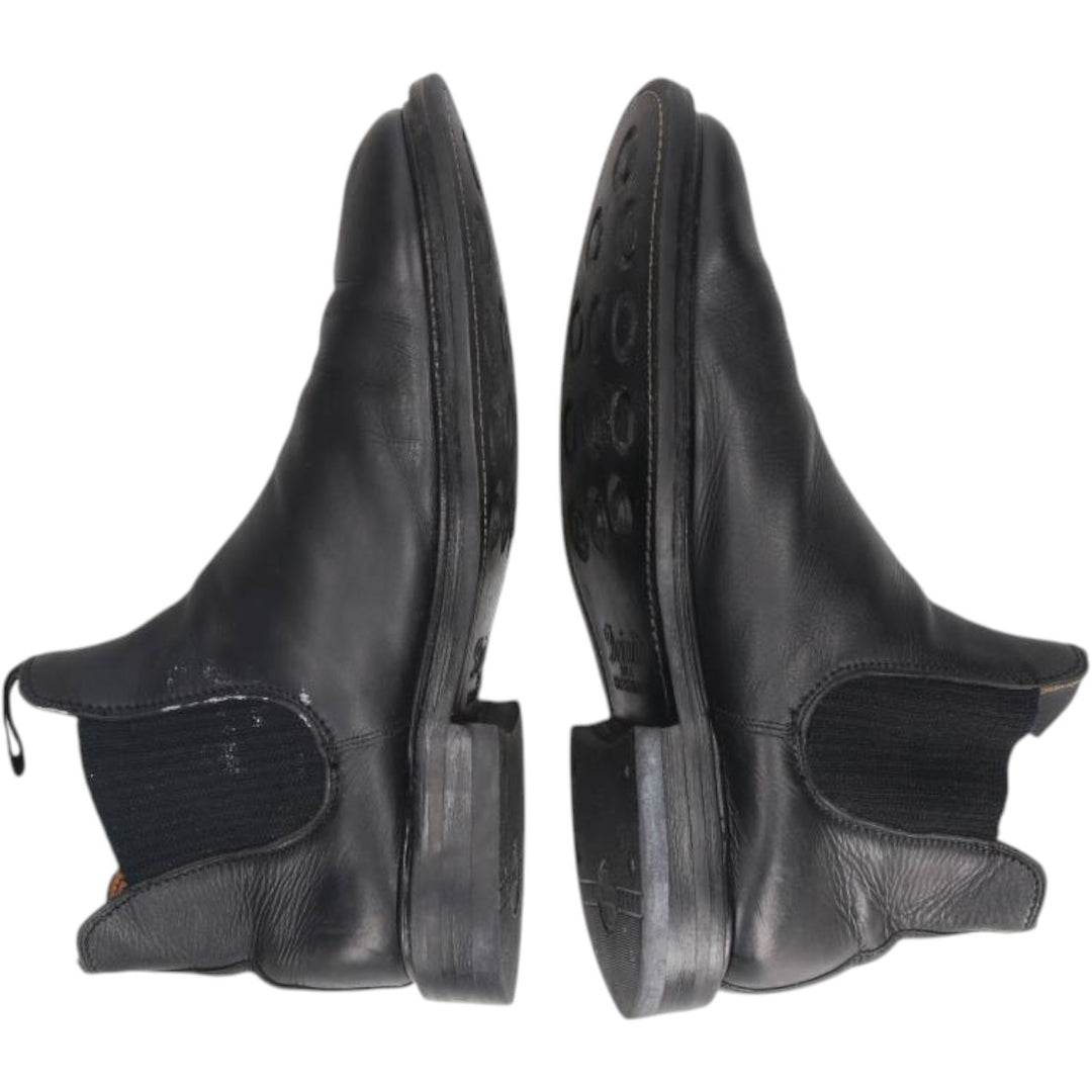 Grenson side-gore boots, made in England. Men's 27.0cm unclear black type Vintage Second Hand