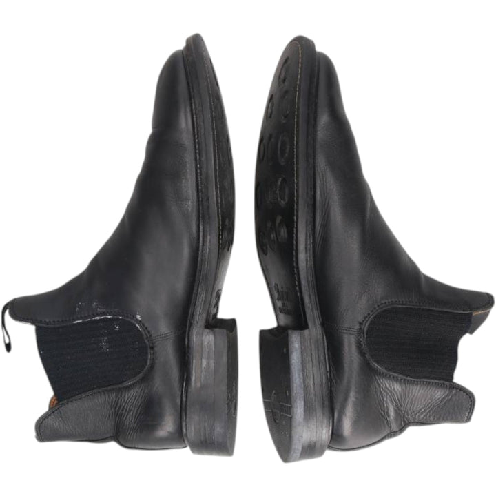 Grenson side-gore boots, made in England. Men's 27.0cm unclear black type Vintage Second Hand
