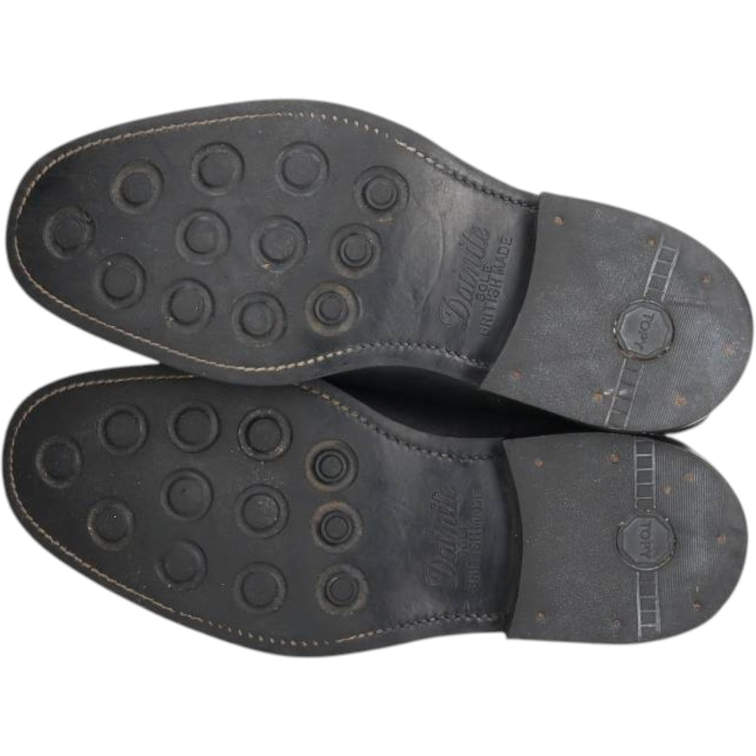 Grenson side-gore boots, made in England. Men's 27.0cm unclear black type Vintage Second Hand