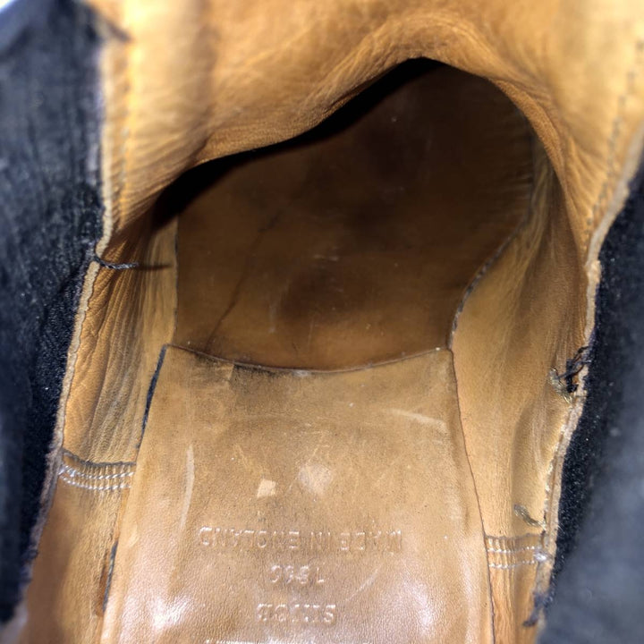 Grenson side-gore boots, made in England. Men's 27.0cm unclear black type Vintage Second Hand