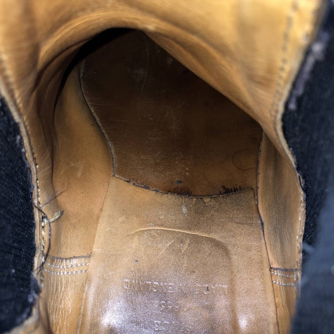 Grenson side-gore boots, made in England. Men's 27.0cm unclear black type Vintage Second Hand