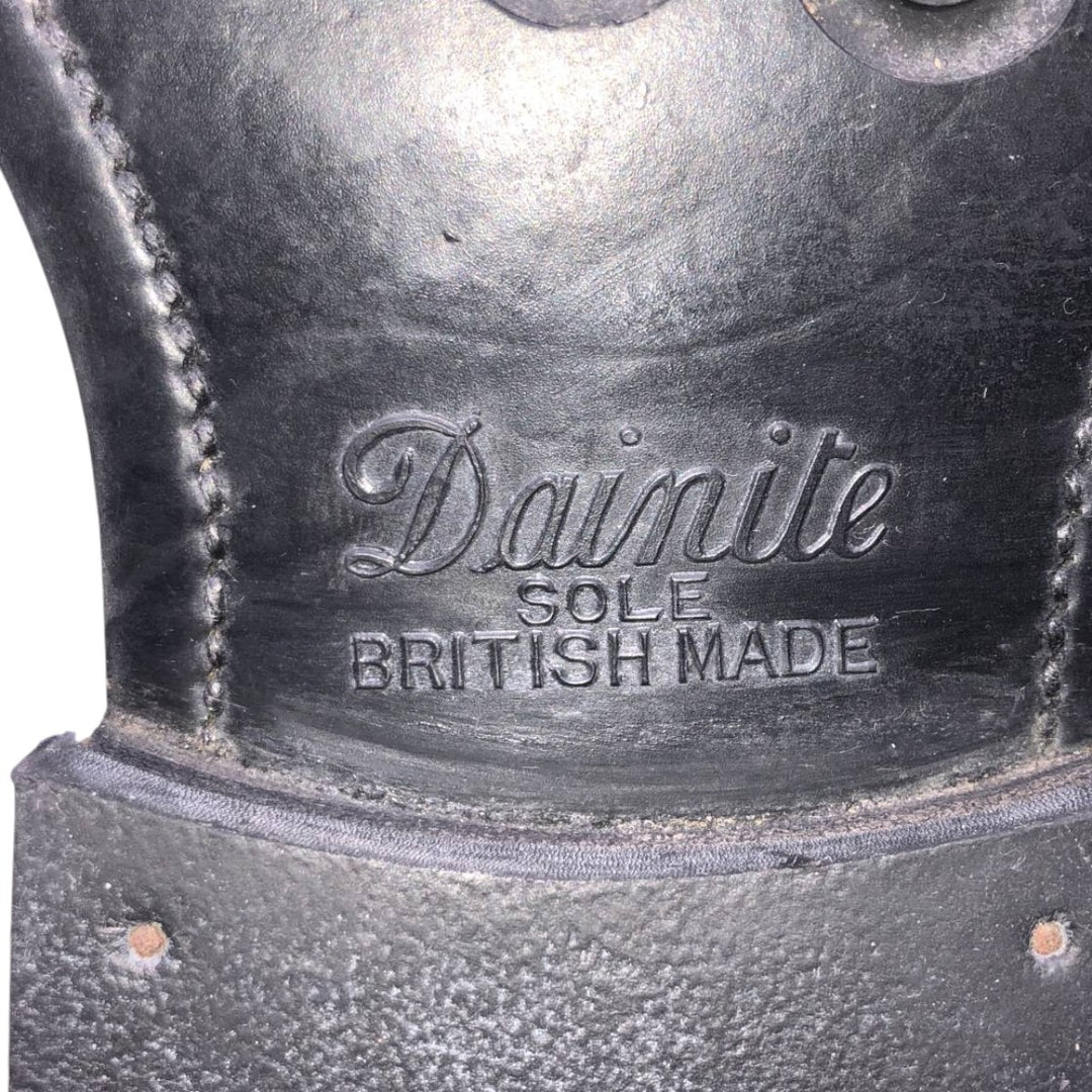 Grenson side-gore boots, made in England. Men's 27.0cm unclear black type Vintage Second Hand