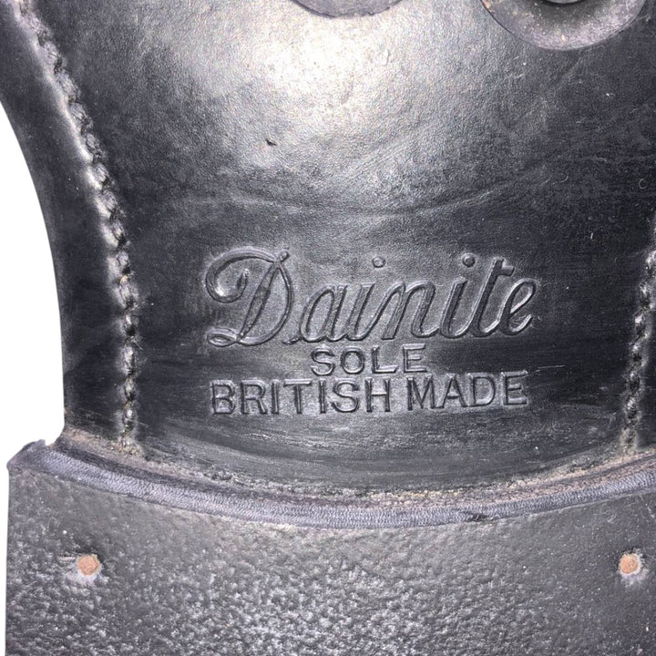 Grenson side-gore boots, made in England. Men's 27.0cm unclear black type Vintage Second Hand
