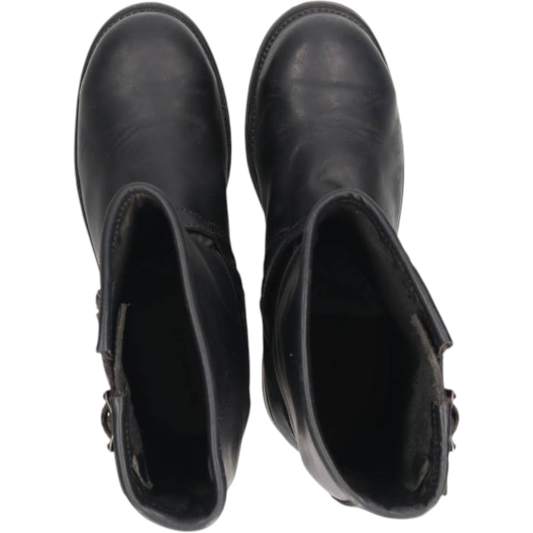 PRIMEBOOTS Steel Toe Engineer Boots, Size 42 Men's 27.0cm unclear black type Vintage Second Hand
