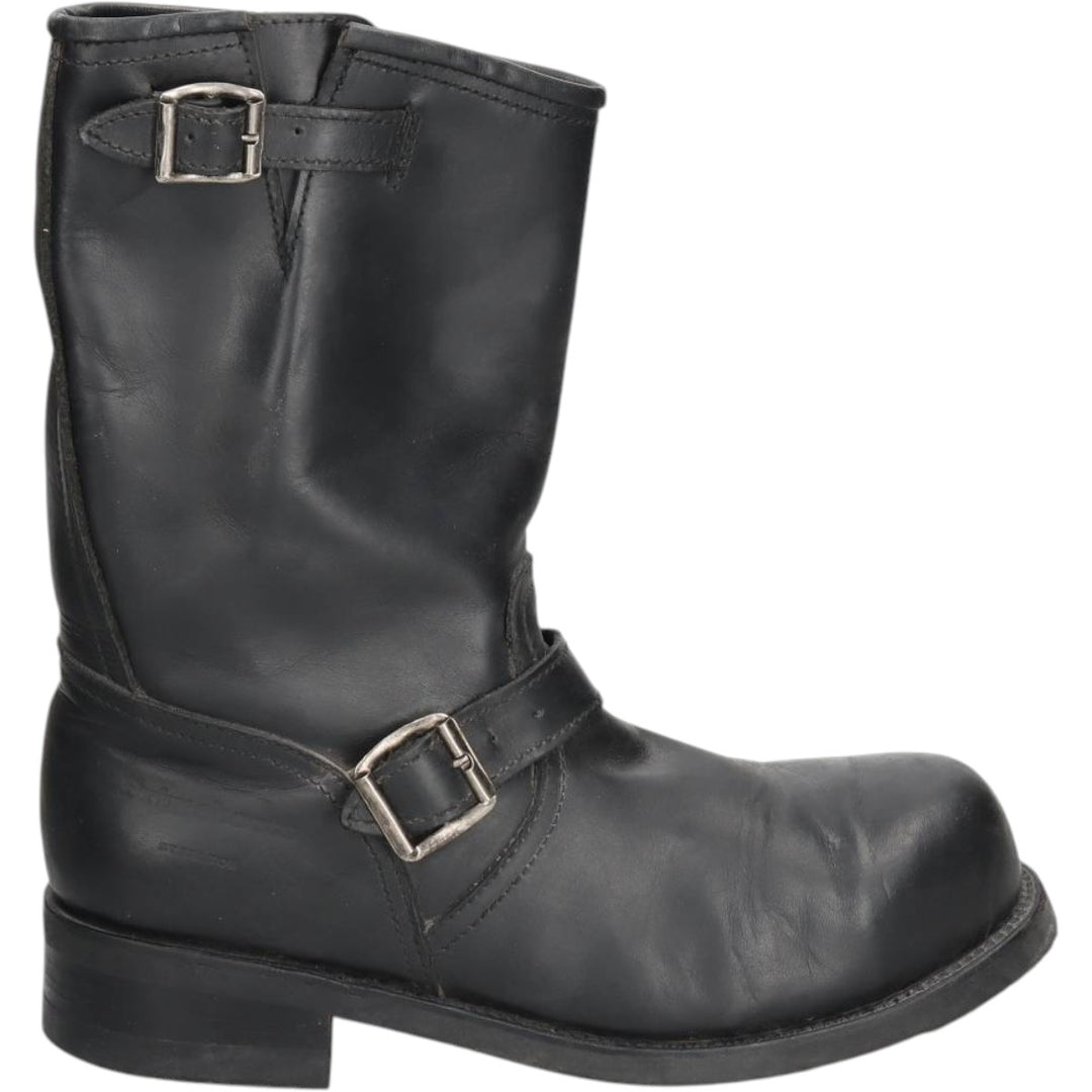 PRIMEBOOTS Steel Toe Engineer Boots, Size 42 Men's 27.0cm unclear black type Vintage Second Hand