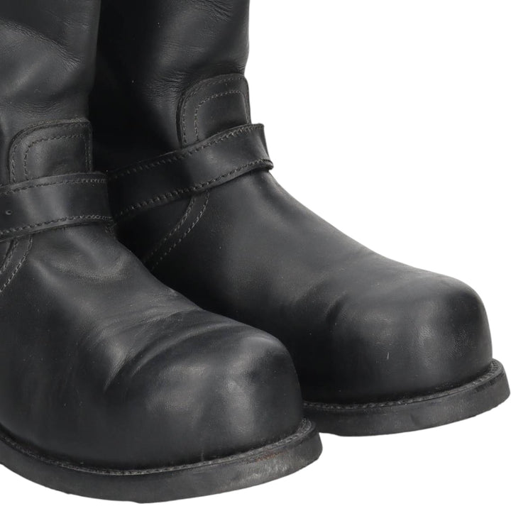 PRIMEBOOTS Steel Toe Engineer Boots, Size 42 Men's 27.0cm unclear black type Vintage Second Hand