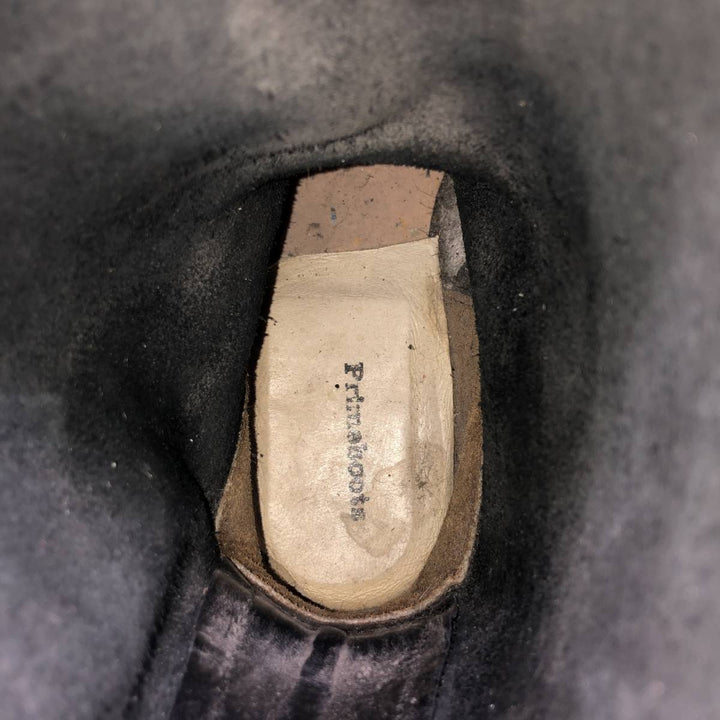 PRIMEBOOTS Steel Toe Engineer Boots, Size 42 Men's 27.0cm unclear black type Vintage Second Hand