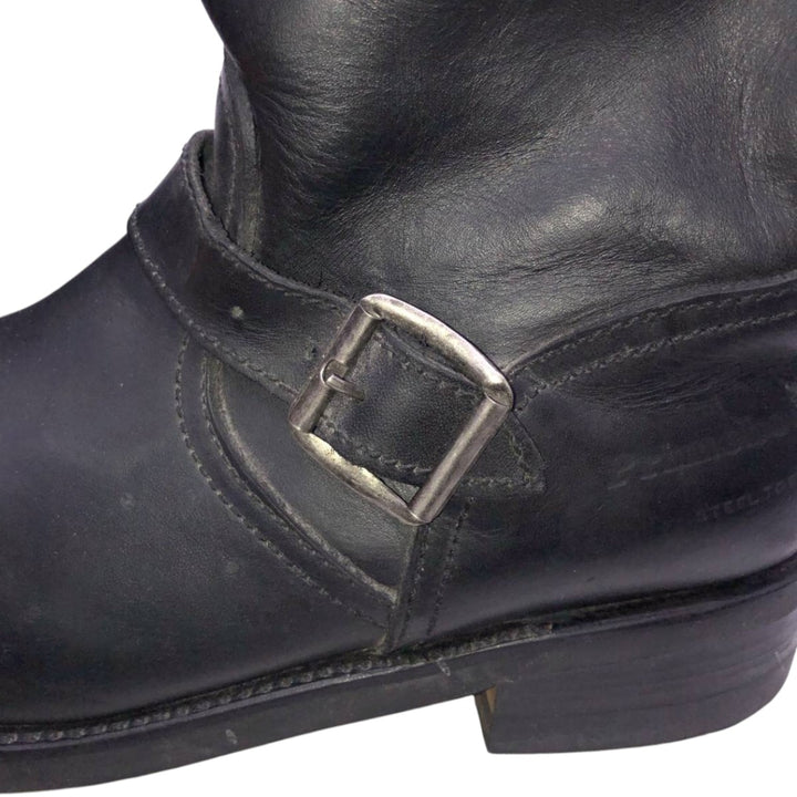 PRIMEBOOTS Steel Toe Engineer Boots, Size 42 Men's 27.0cm unclear black type Vintage Second Hand