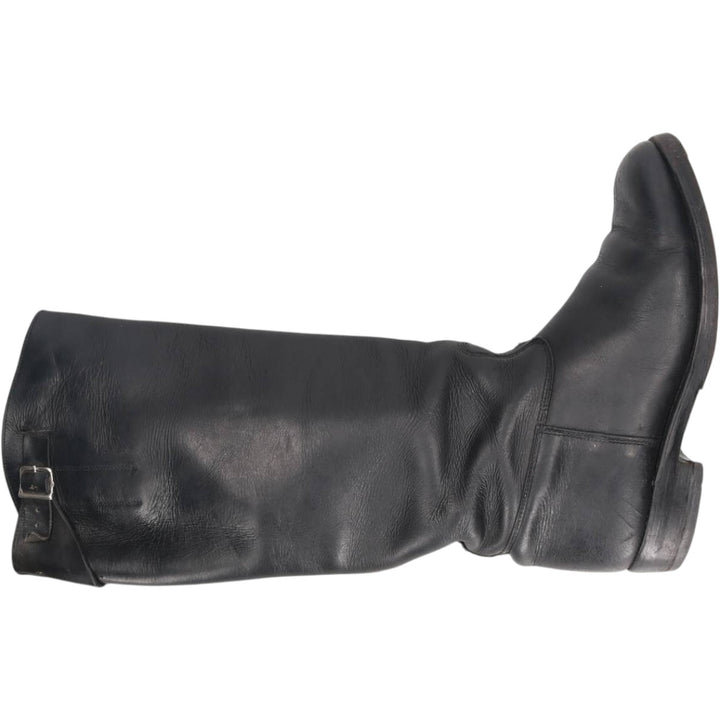 Jockey riding boots, long boots Men's 25.0cm unclear black type Vintage Second Hand