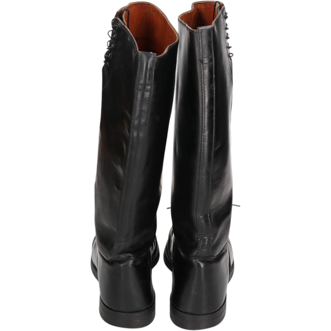 ~90s Service Riding Apparel Jockey Riding Boots, Long Boots, Made in USA, Size 10 1/2 E (Men's equivalent to 11.2"), Vintage /saa017157 Men's 28.5cm genuine leather black type Vintage Second Hand