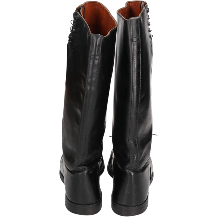 ~90s Service Riding Apparel Jockey Riding Boots, Long Boots, Made in USA, Size 10 1/2 E (Men's equivalent to 11.2"), Vintage /saa017157 Men's 28.5cm genuine leather black type Vintage Second Hand