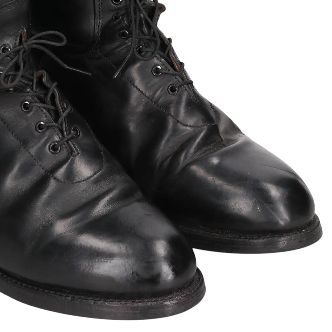 ~90s Service Riding Apparel Jockey Riding Boots, Long Boots, Made in USA, Size 10 1/2 E (Men's equivalent to 11.2"), Vintage /saa017157 Men's 28.5cm genuine leather black type Vintage Second Hand
