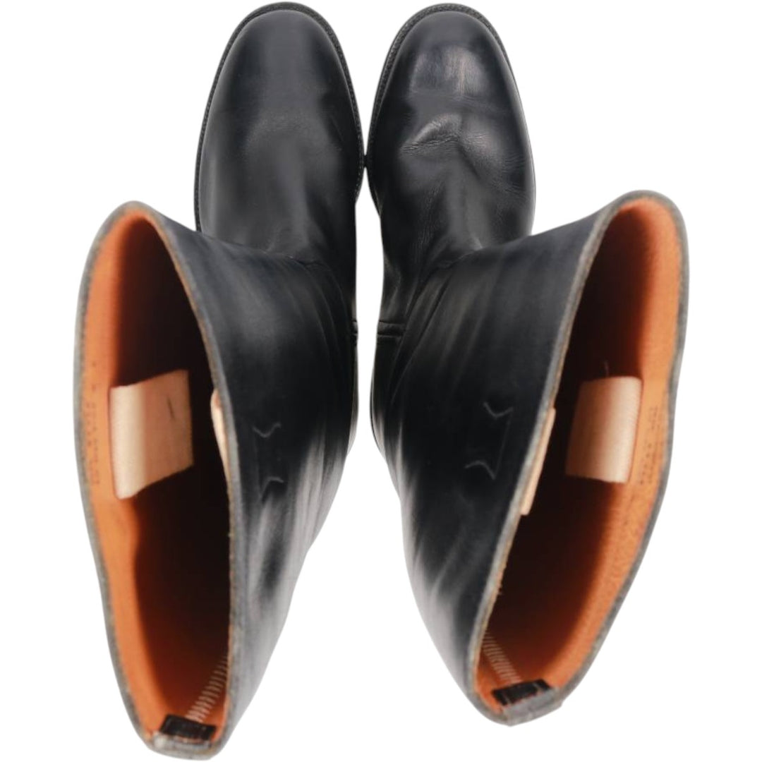 Hawkins The House of Hawkins Jockey Riding Boots, Long Boots, Made in England, Size 8E Men's 26.0cm unclear black type Vintage Second Hand