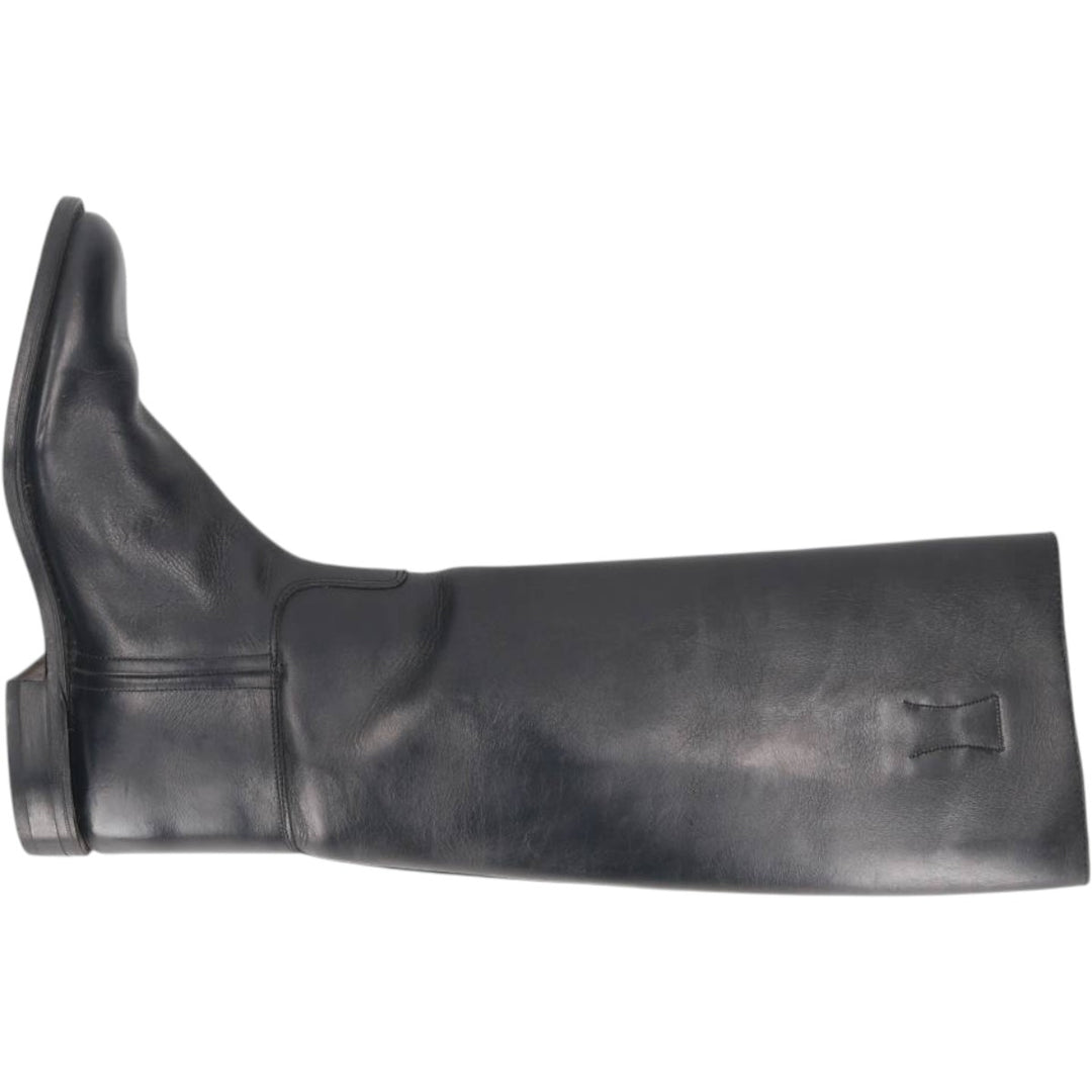 Hawkins The House of Hawkins Jockey Riding Boots, Long Boots, Made in England, Size 8E Men's 26.0cm unclear black type Vintage Second Hand