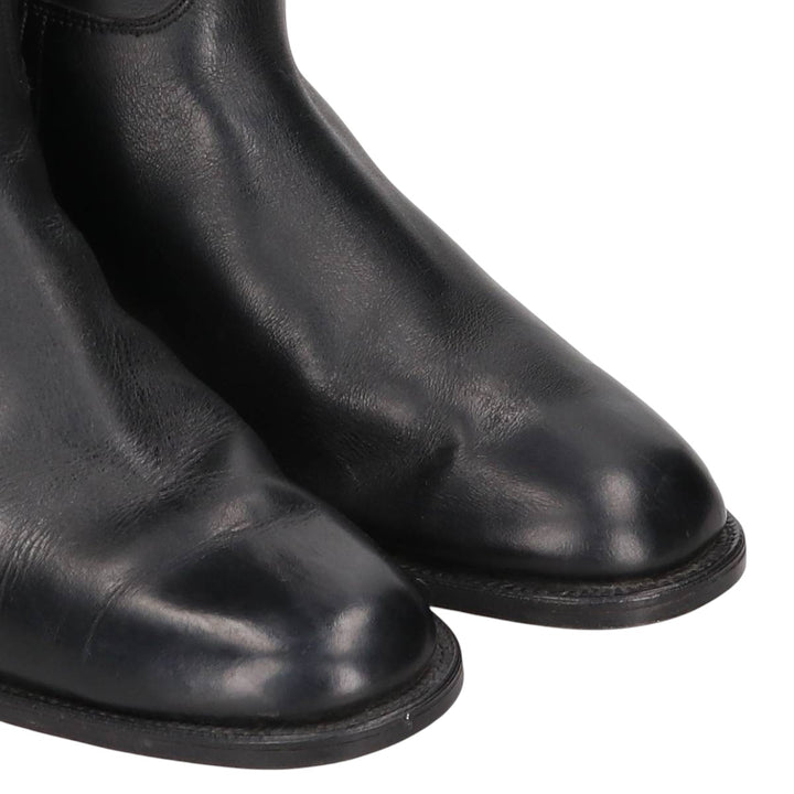 Hawkins The House of Hawkins Jockey Riding Boots, Long Boots, Made in England, Size 8E Men's 26.0cm unclear black type Vintage Second Hand